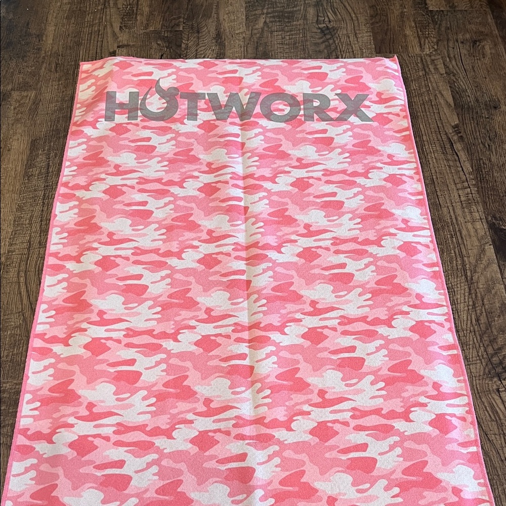 Pink Camouflage HOTWORX Mat Towel